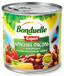 Красная фасоль Bonduelle с кукурузой в мексиканском соусе 430г