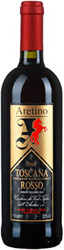Вино Aretino Tipici Toscana Rosso (Аретино Типичи Тоскана Россо) сухое красное 12,5% 0,75л