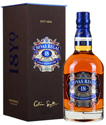 Виски Chivas Regal (Чивас Ригал) классический купажированный шотландский 18 летней выдержки 40% 0,7л п/у