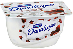 Десерт молочный Даниссимо с шоколадной крошкой 6,1%, 130г.