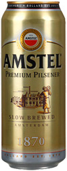 Пиво Amstel Premium Pilsener светлое 4,6% 0,5л ж/б