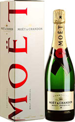 Шампанское Moet and Chandon Champagne белое Brut 12% 0,75 подарочная упаковка