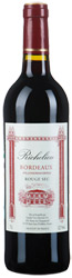 Вино Ришелье Бордо красное сухое 12,5% 0,75л