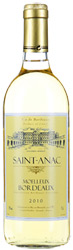 Вино Saint-Anac (Сент-Анак) белое полусладкое 11% 0,75л