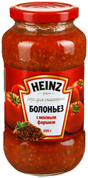 Соус Heinz для спагетти Болоньез с мясным фаршем 600г