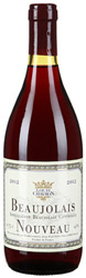 Вино Beaujolais Nouveau Louis Chavron (Божоле Нуво Луи Шаврон) 2012г красное сухое 12% 0,75л