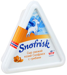 Сыр Snofrisk (Снофриск) свежий козий с грибами 70% 125г