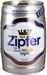 Пиво Zipfer светлое 5,4% 5л бочка